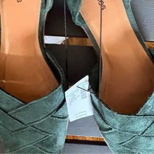 Maurices Teal Green Pointed-Toe D'Orsay Flats